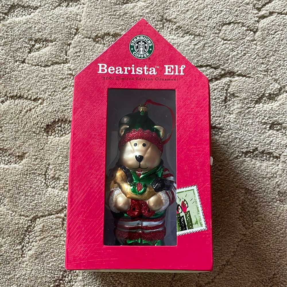 Starbucks coffee barista elf